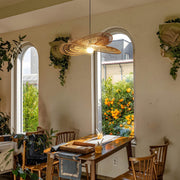 Thornfield Reach Rattan Chandelier — gallery image 3