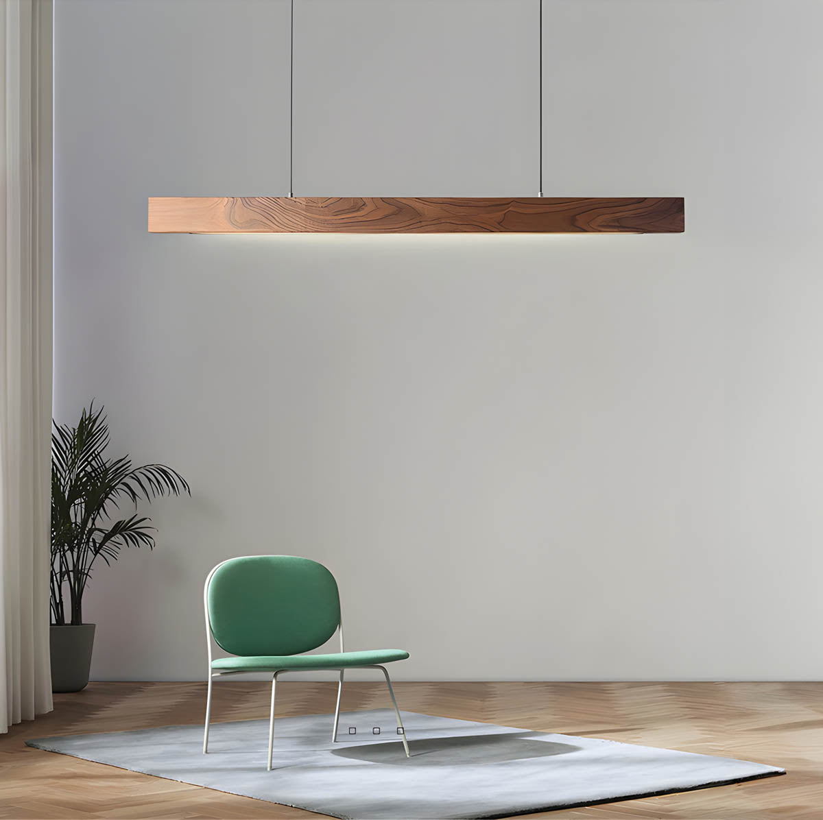Elmwood Reach Wood Pendant Light — gallery image 6