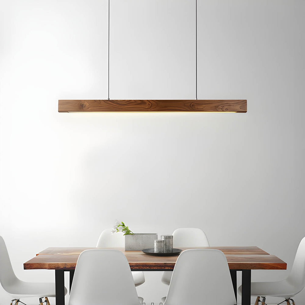 Elmwood Reach Wood Pendant Light — gallery image 4