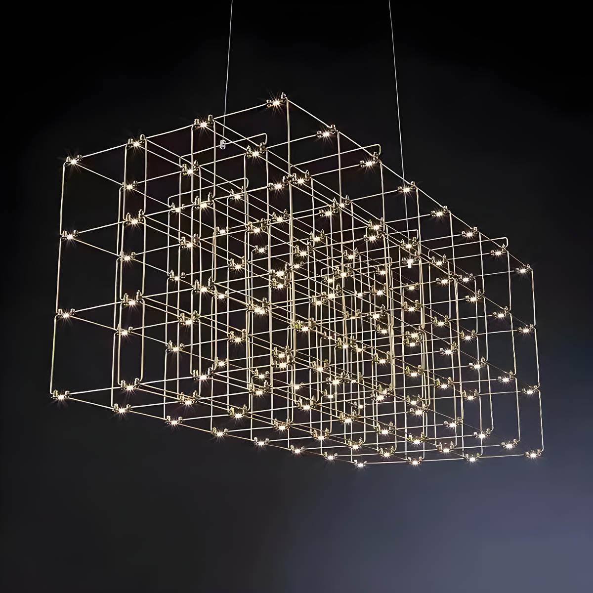 Beechwood Reach Stainless Steel Chandelier — gallery image 2