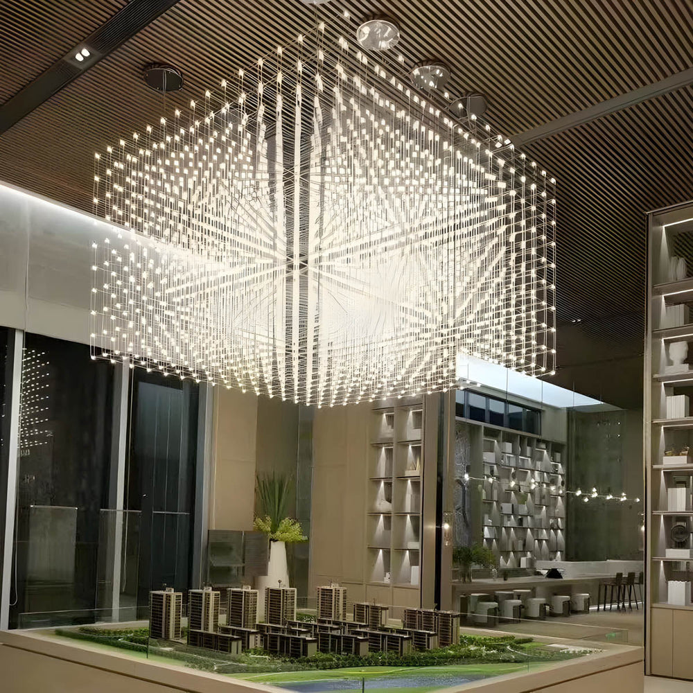 Beechwood Reach Stainless Steel Chandelier — gallery image 4