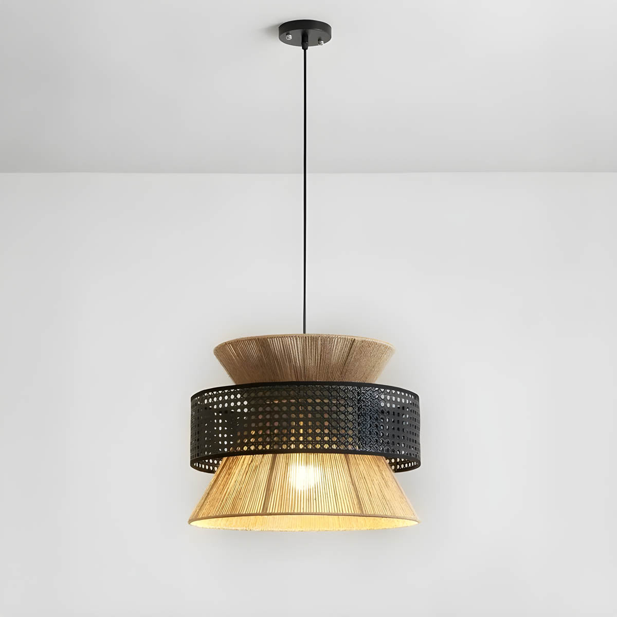 Bayberry Reach Rattan Pendant Light — gallery image 9