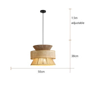 Bayberry Reach Rattan Pendant Light — gallery image 11