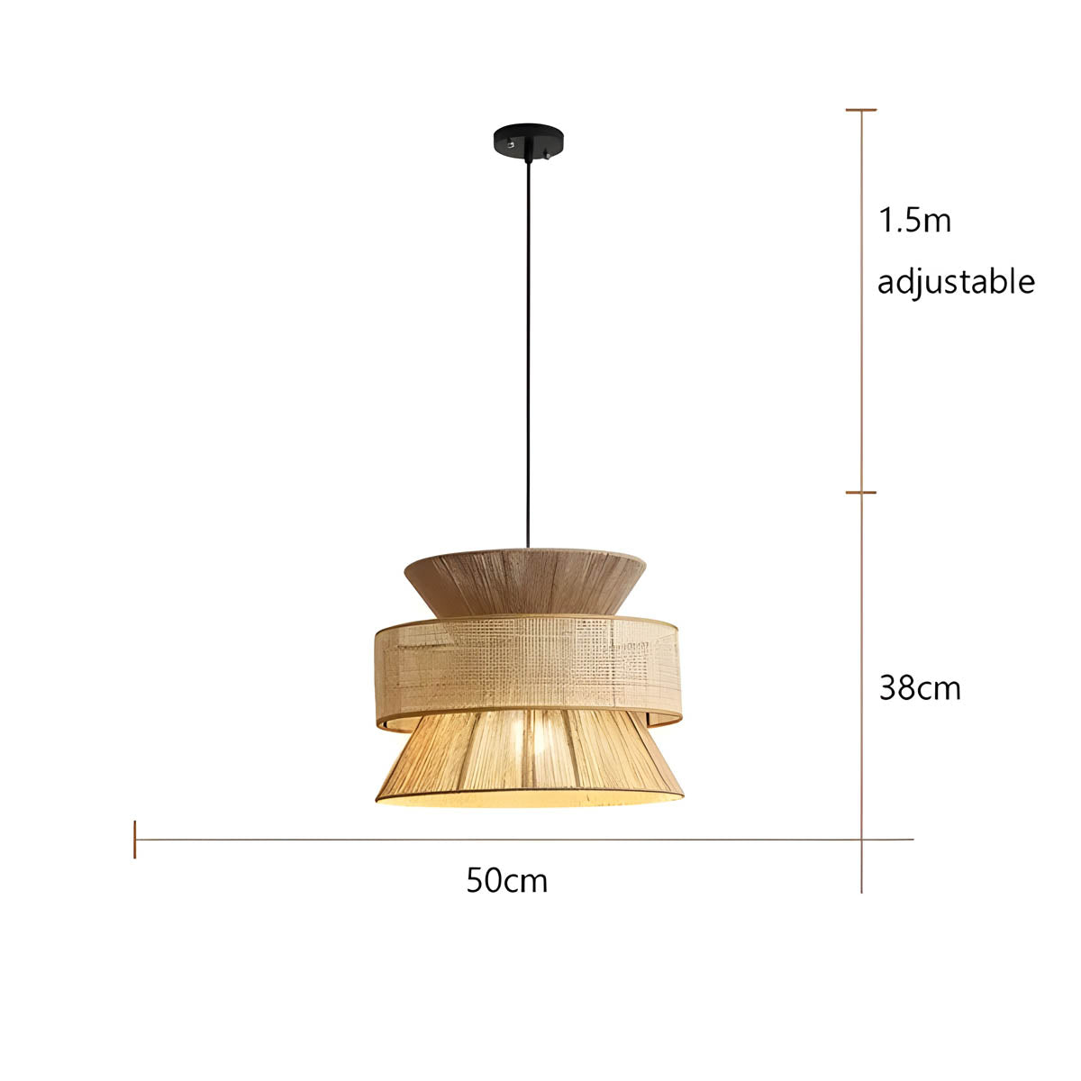 Bayberry Reach Rattan Pendant Light — gallery image 11