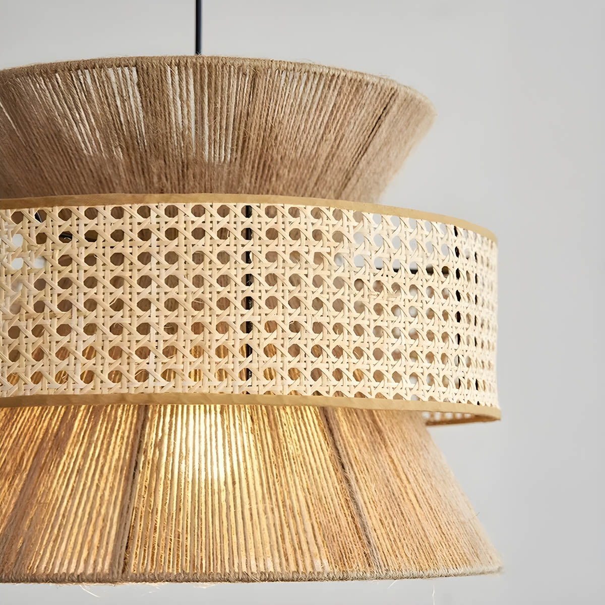 Bayberry Reach Rattan Pendant Light — gallery image 10