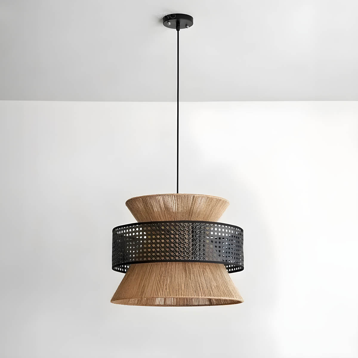 Bayberry Reach Rattan Pendant Light — gallery image 8