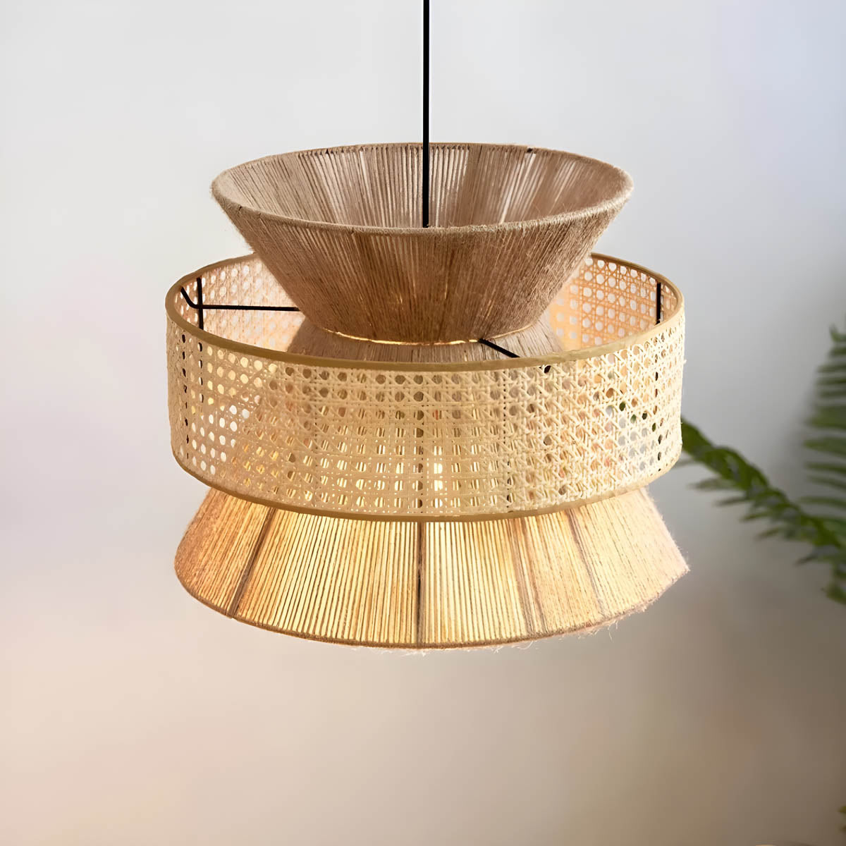 Bayberry Reach Rattan Pendant Light — gallery image 6