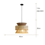 Bayberry Reach Rattan Pendant Light — gallery image 13