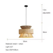 Bayberry Reach Rattan Pendant Light — gallery image 19