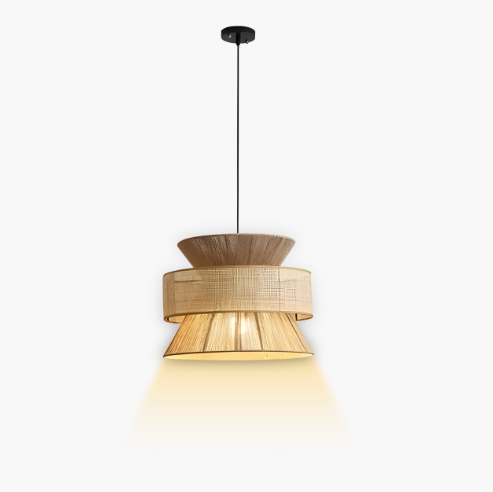 Bayberry Reach Rattan Pendant Light — gallery image 1