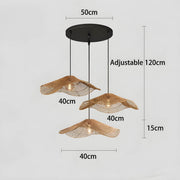 Laurelwood Reach Rattan Chandelier — gallery image 10