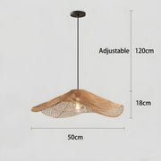 Laurelwood Reach Rattan Chandelier — gallery image 7