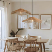 Laurelwood Reach Rattan Chandelier — gallery image 3