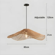 Laurelwood Reach Rattan Chandelier — gallery image 9