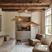 Laurelwood Reach Rattan Chandelier — gallery image 5
