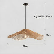 Laurelwood Reach Rattan Chandelier — gallery image 8