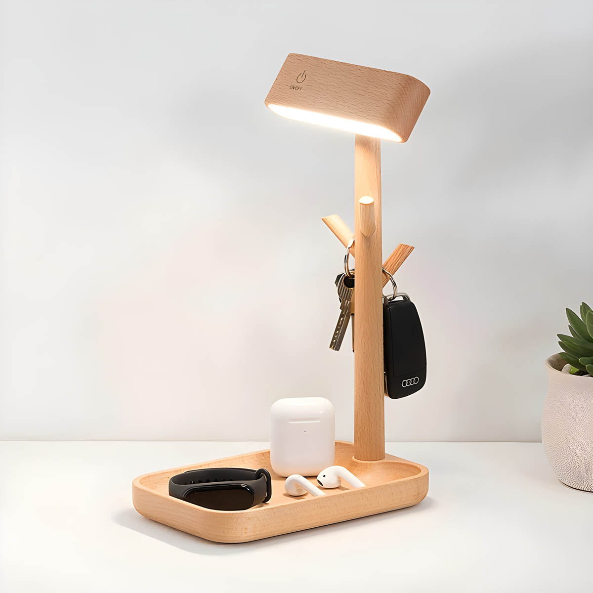 Brookfield Reach Wood Table Lamp — gallery image 2