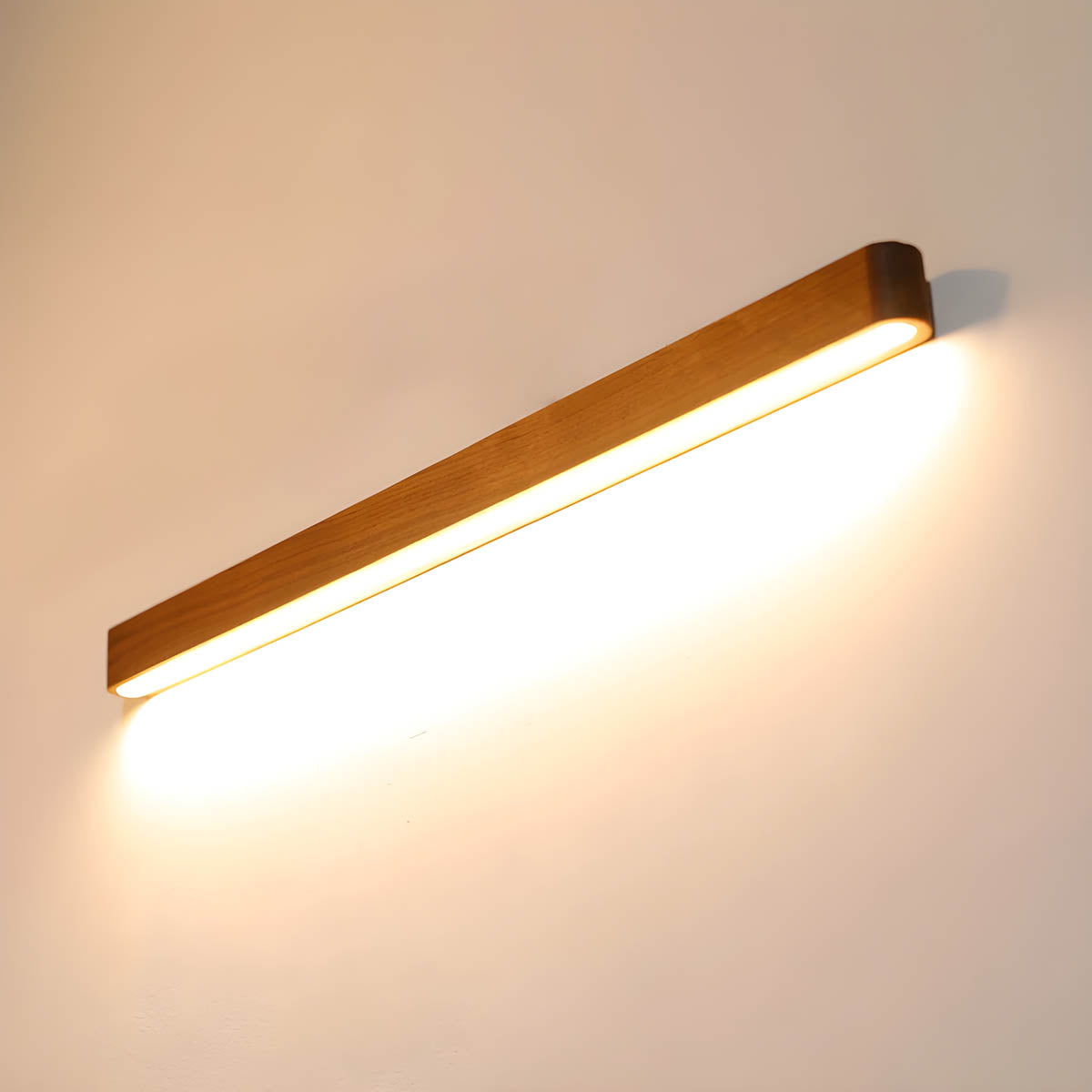 Wildwood Reach Wood Linear Wall Sconce — gallery image 6