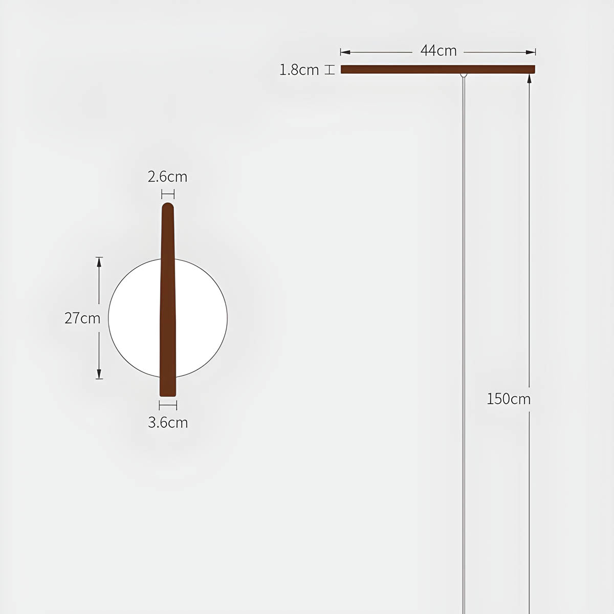 Northwick Reach Wood Floor Lamp — gallery image 10