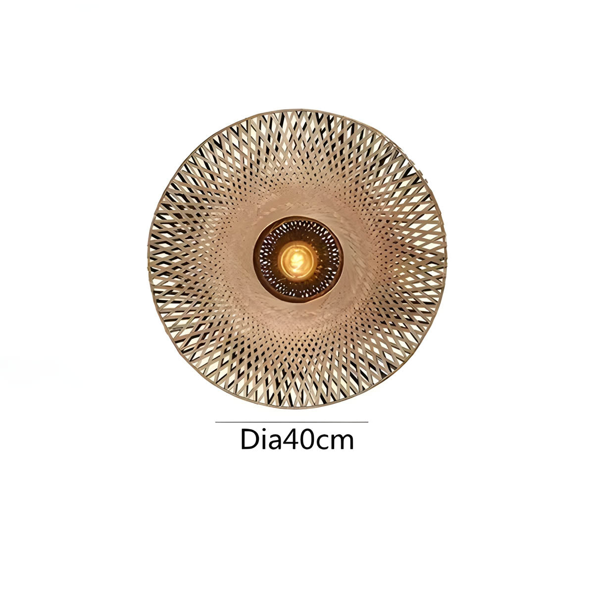 Alderwood Reach Rattan Wall Sconce — gallery image 5
