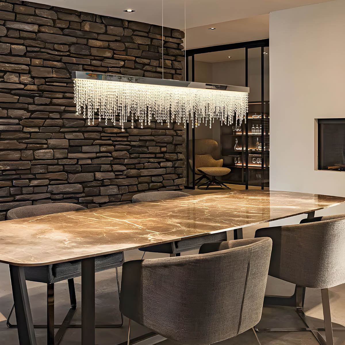Briarley Reach Crystal Ceiling Light — gallery image 2