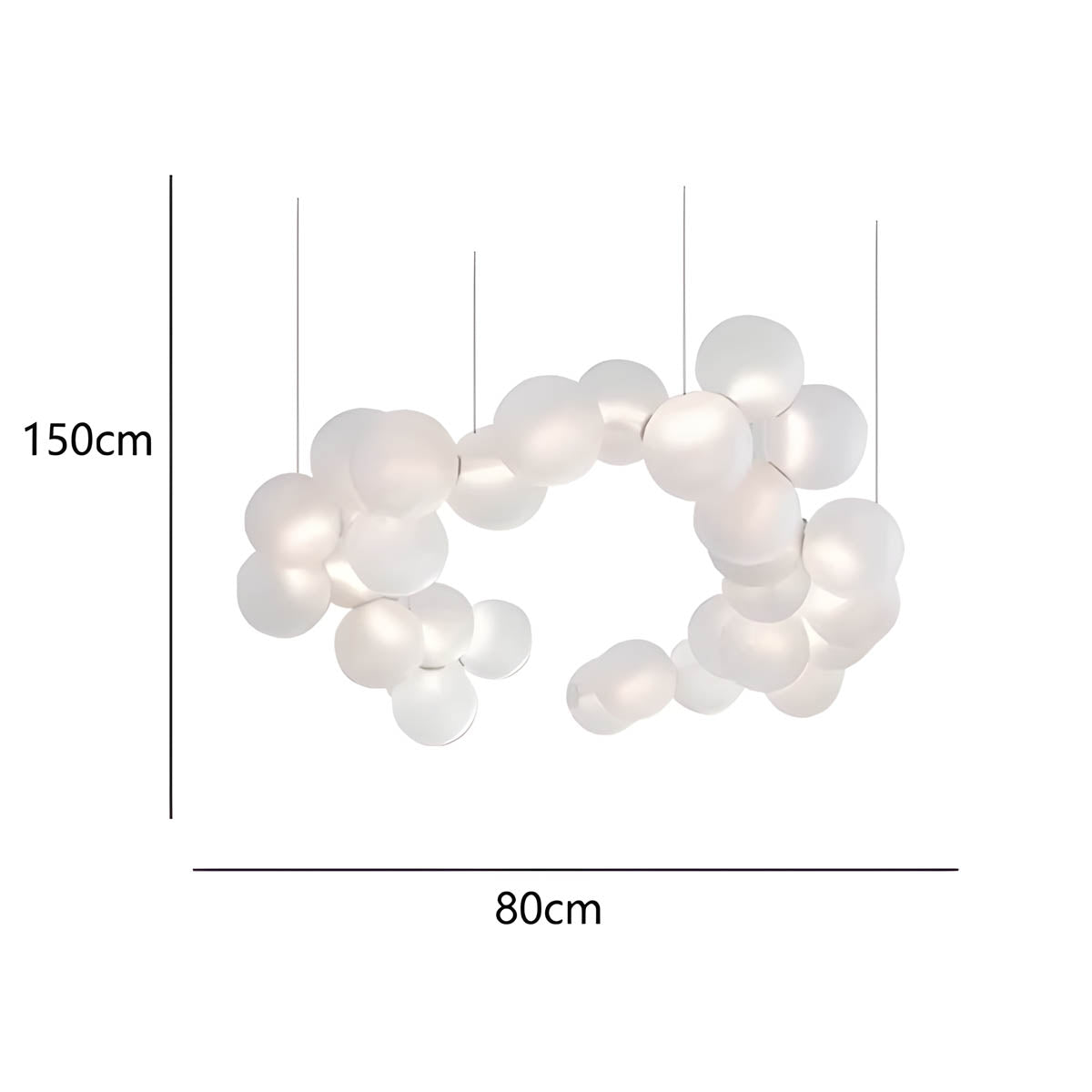 Fernwood Reach Acrylic Chandelier — gallery image 10