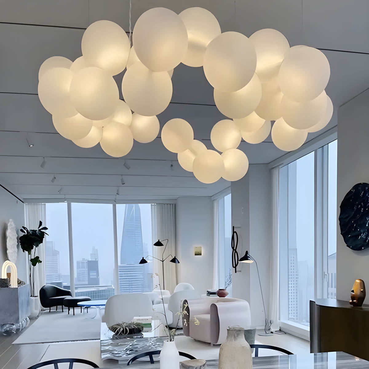 Fernwood Reach Acrylic Chandelier — gallery image 2