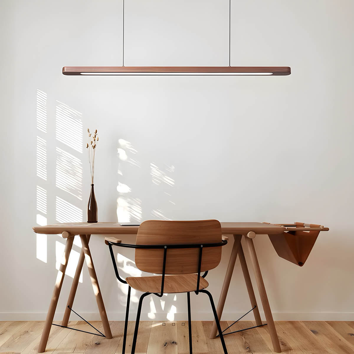 Hartley Reach Wood Pendant Light — gallery image 3