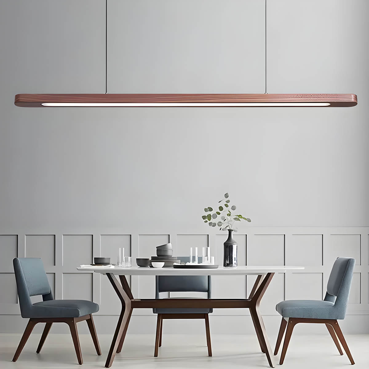 Hartley Reach Wood Pendant Light — gallery image 4