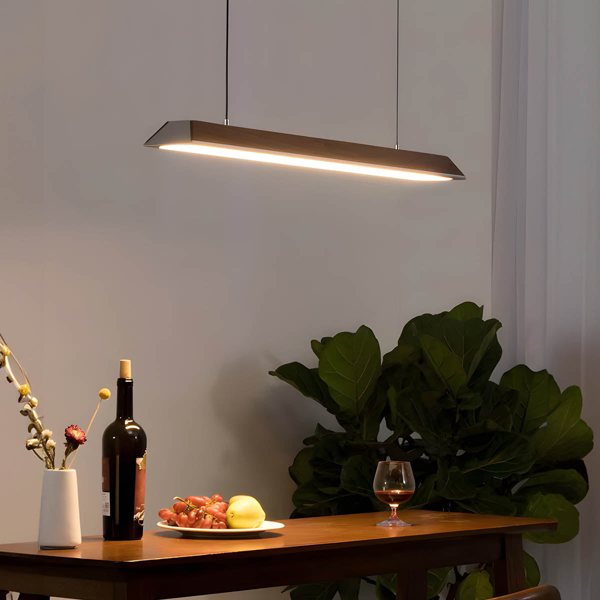 Langford Reach Wood Pendant Light — gallery image 5