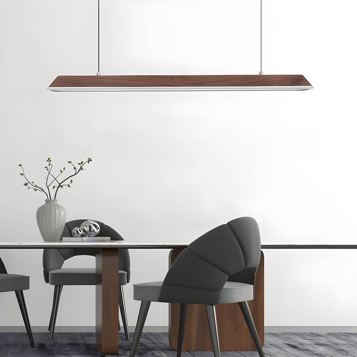 Langford Reach Wood Pendant Light — gallery image 9