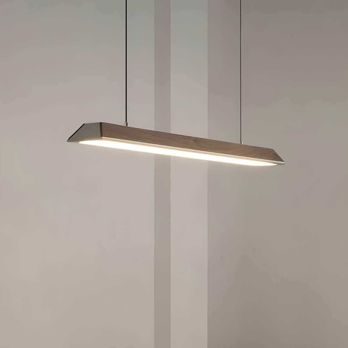 Langford Reach Wood Pendant Light — gallery image 7