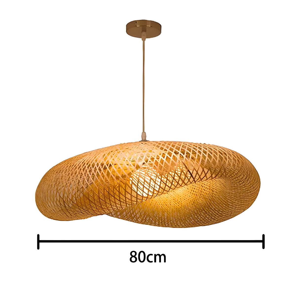 Norwood Reach Bamboo Chandelier — gallery image 12