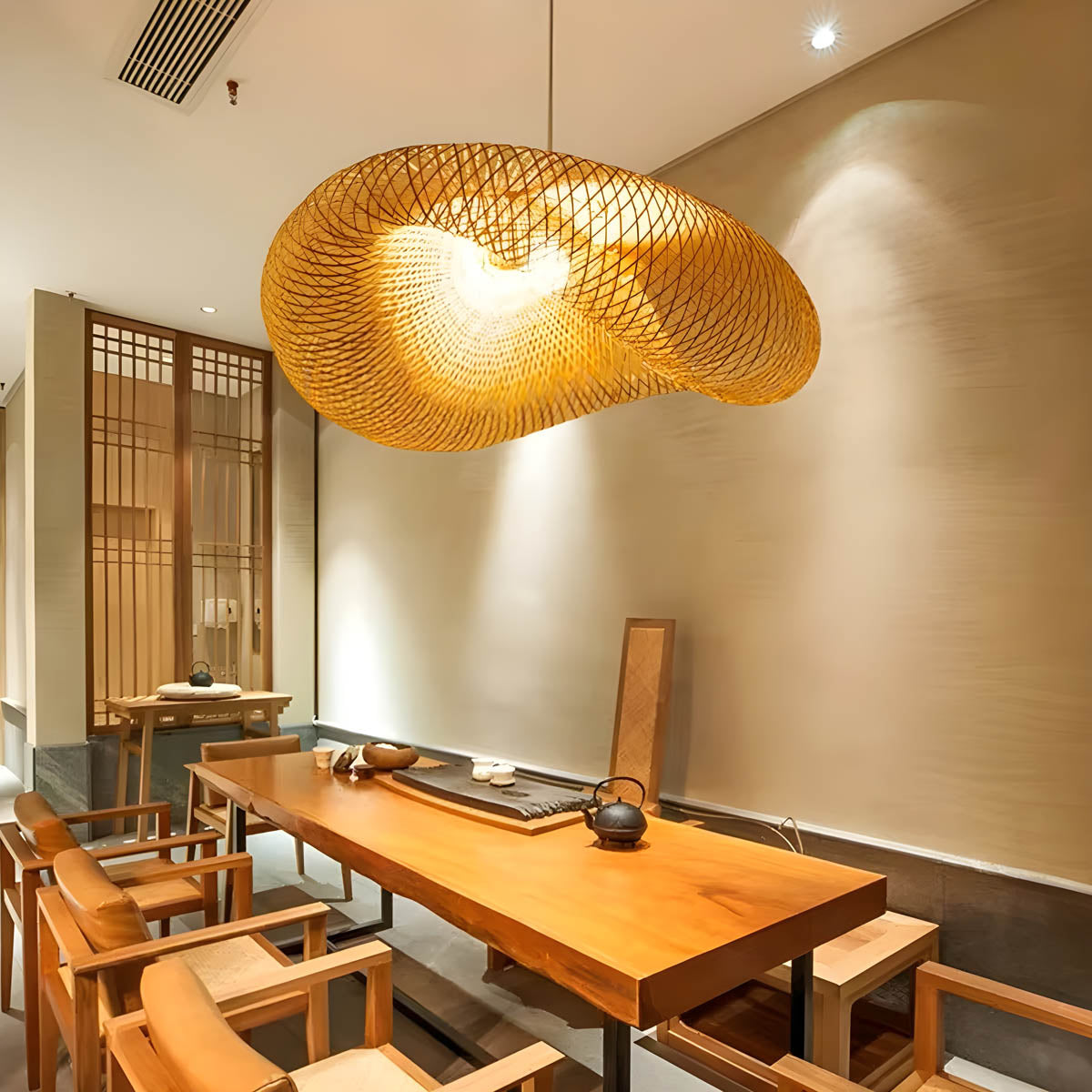 Norwood Reach Bamboo Chandelier — gallery image 4