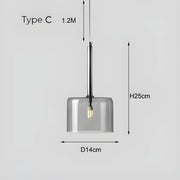 Oakmere Reach Glass Pendant Light — gallery image 25