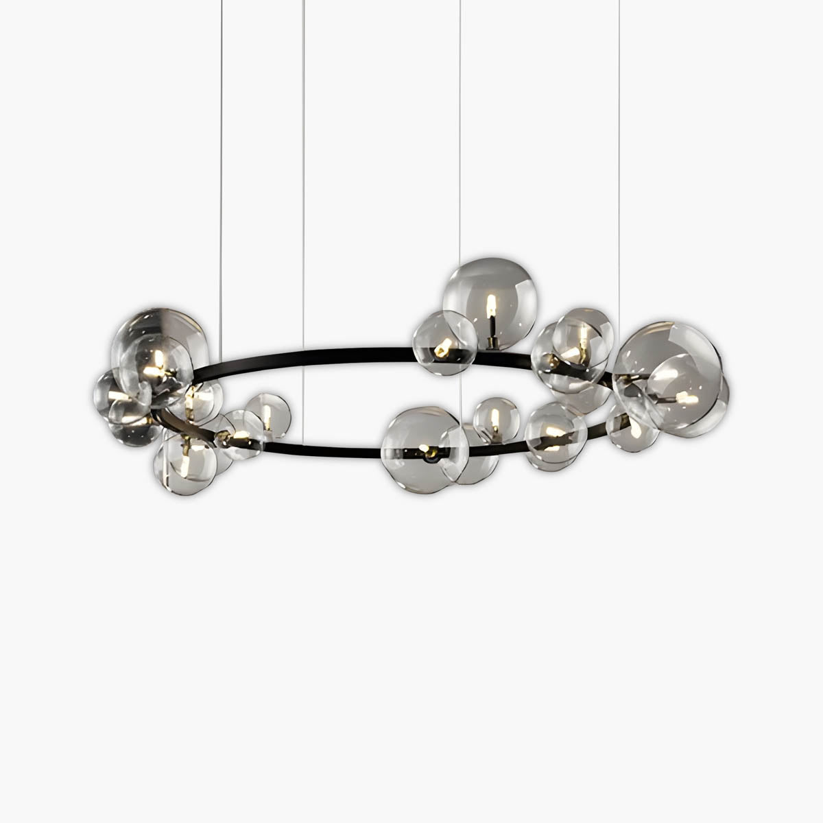Sherwood Reach Glass Chandelier — gallery image 1