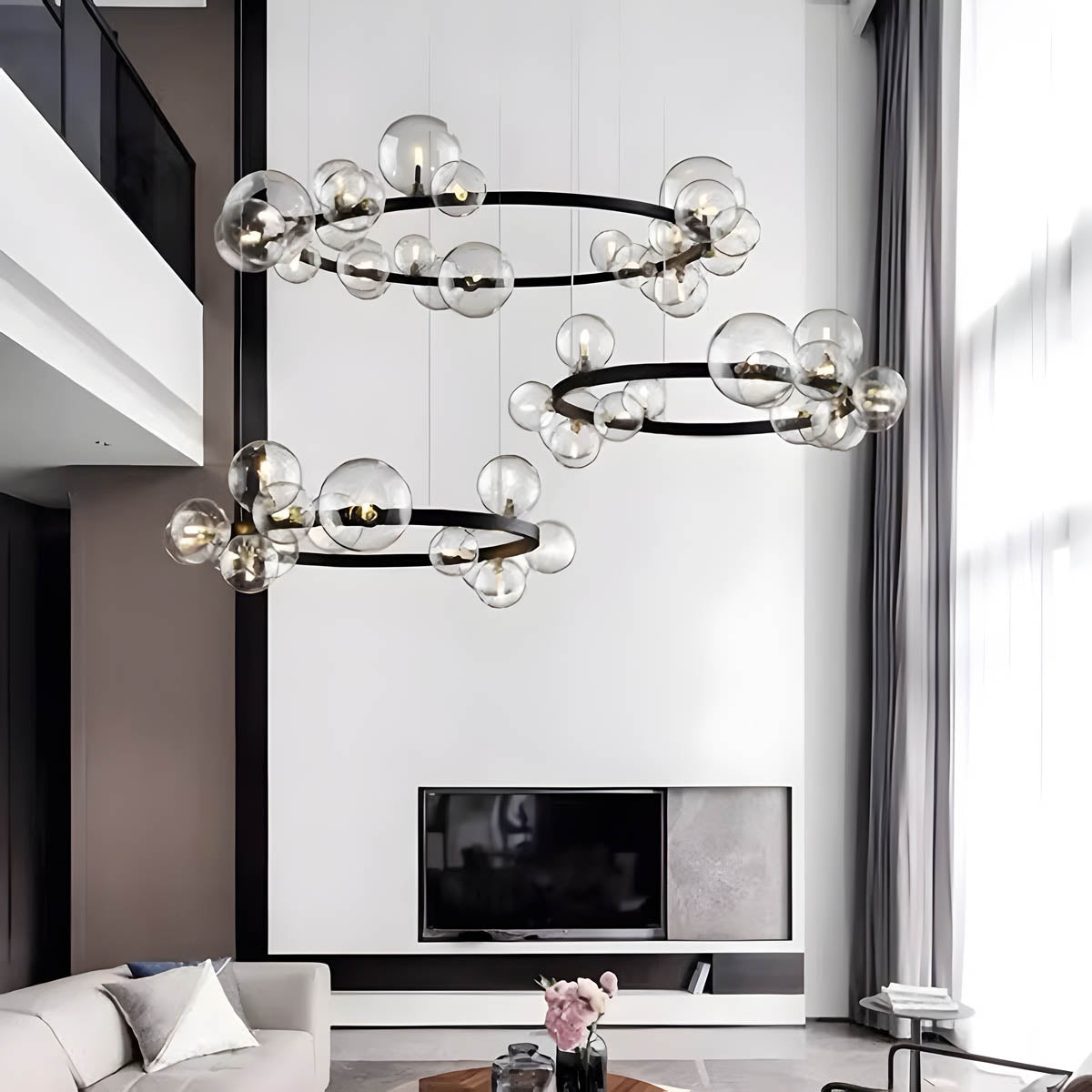Sherwood Reach Glass Chandelier — gallery image 3