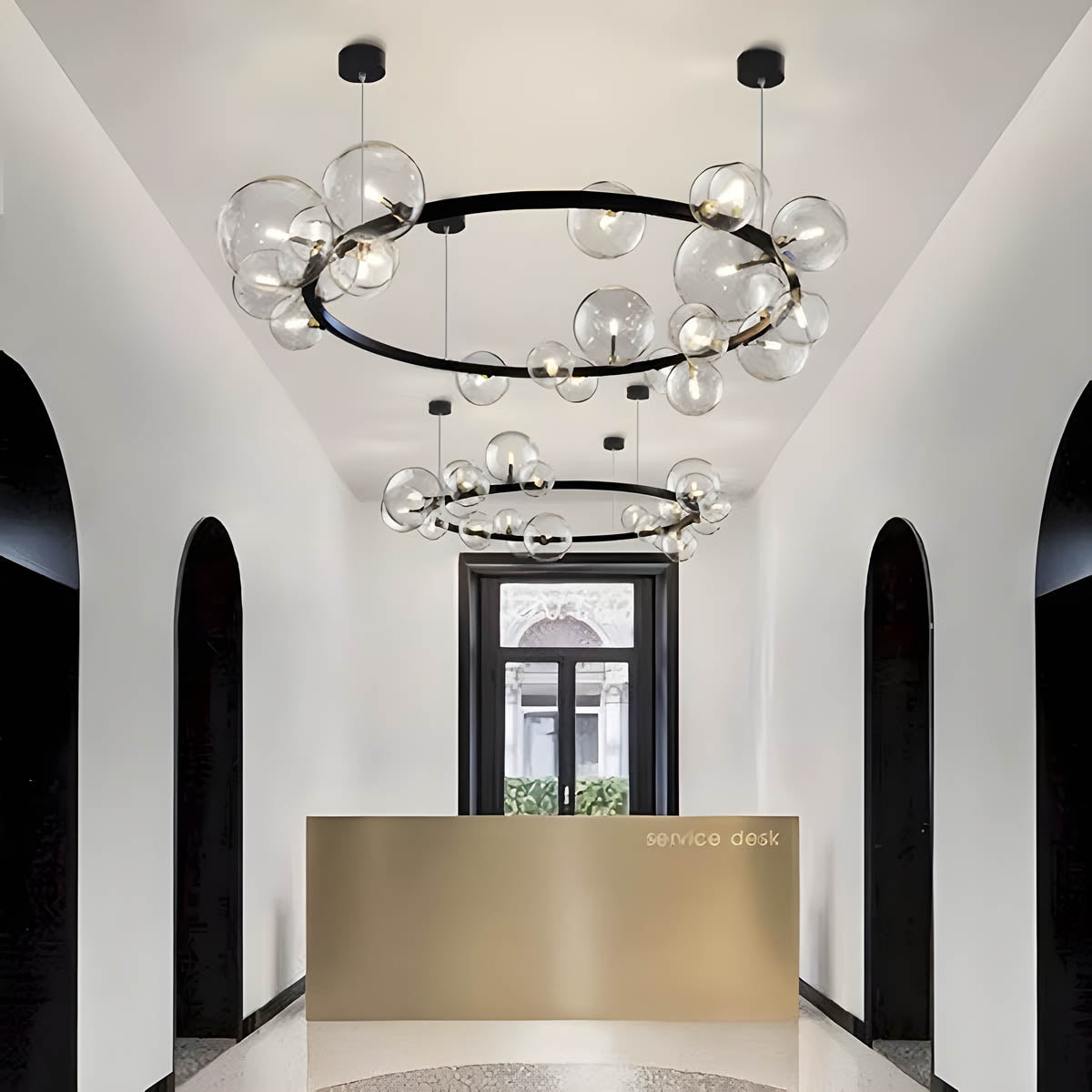 Sherwood Reach Glass Chandelier — gallery image 8