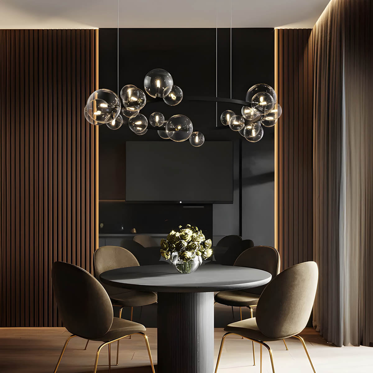 Sherwood Reach Glass Chandelier — gallery image 2
