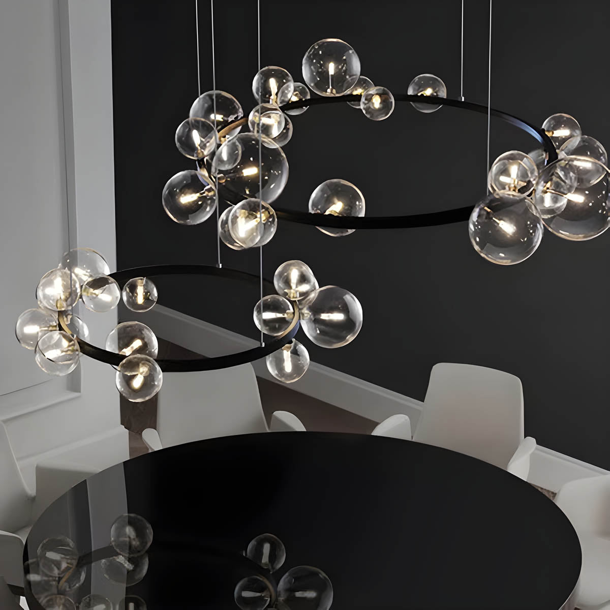 Sherwood Reach Glass Chandelier — gallery image 15