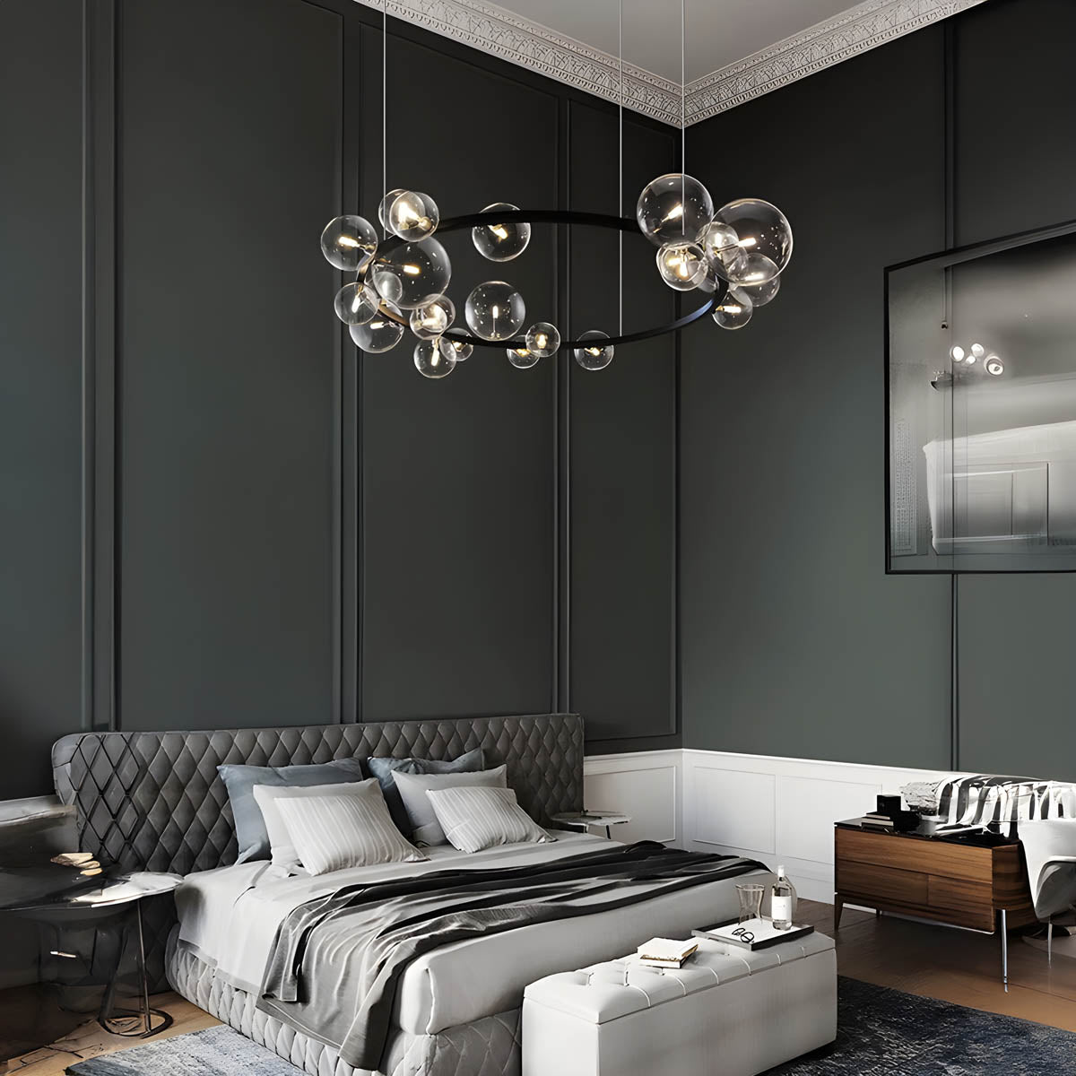 Sherwood Reach Glass Chandelier — gallery image 5