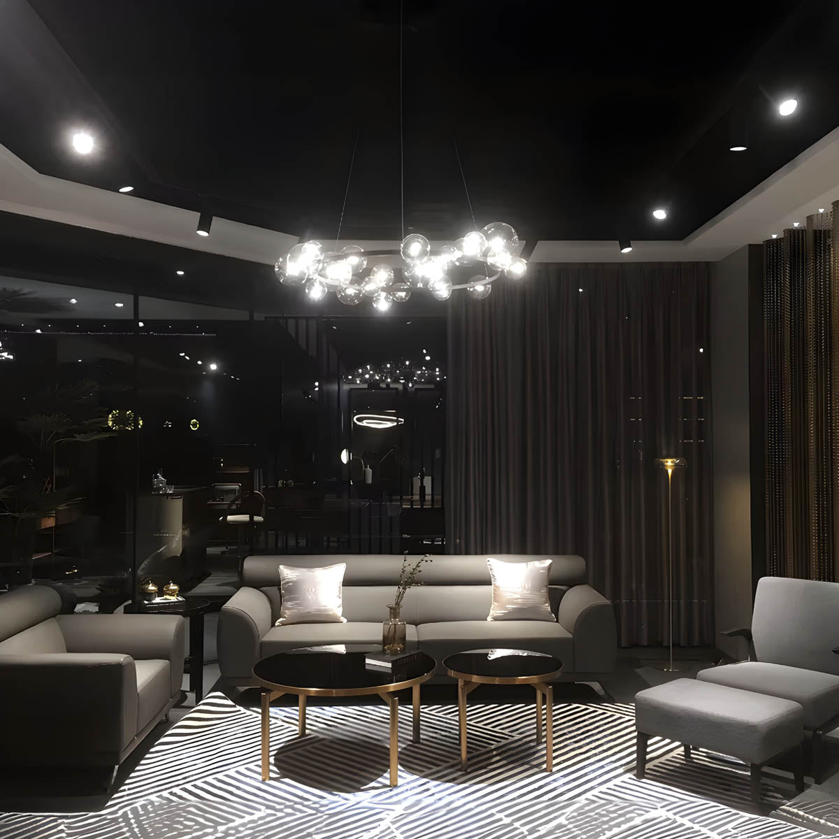 Sherwood Reach Glass Chandelier — gallery image 9