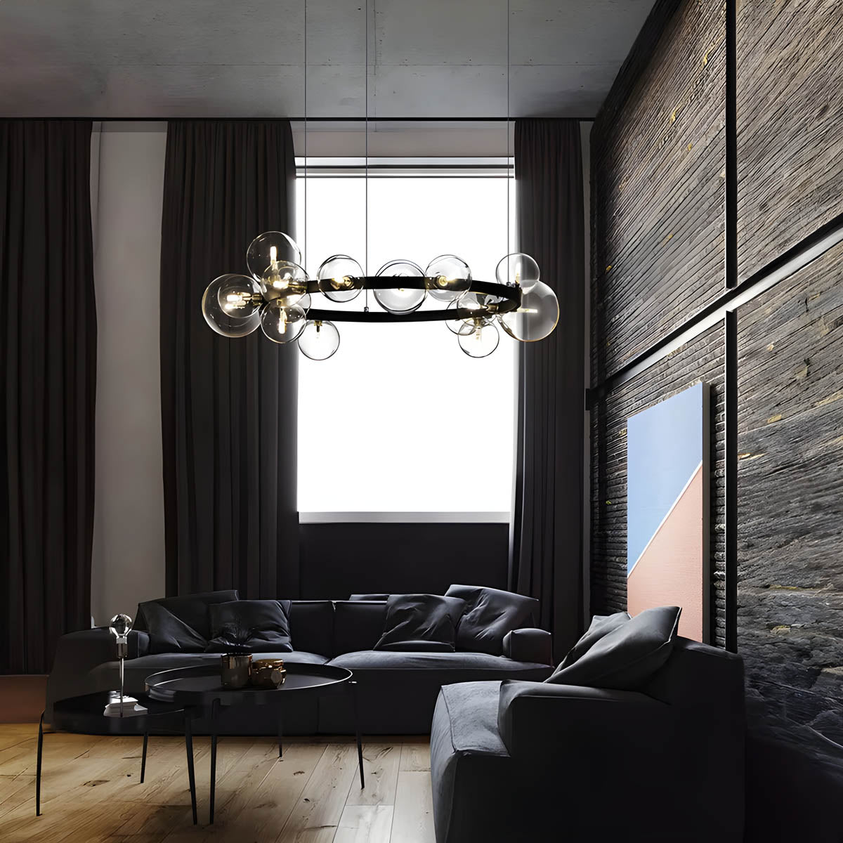 Sherwood Reach Glass Chandelier — gallery image 13
