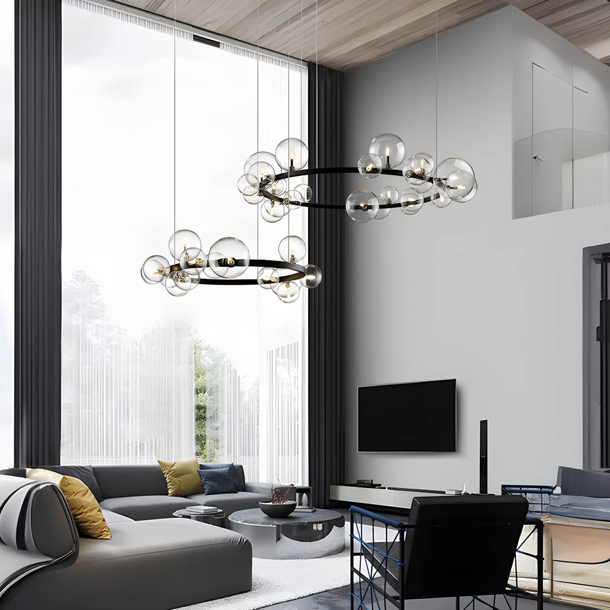 Sherwood Reach Glass Chandelier — gallery image 14