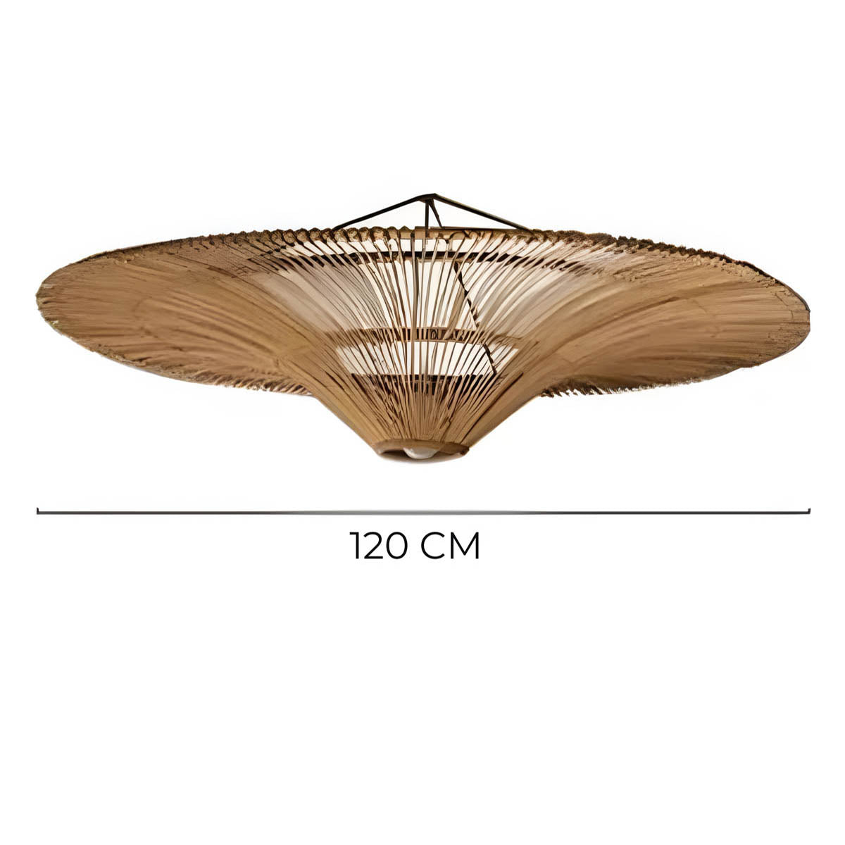 Wickham Reach Rattan Chandelier — gallery image 20
