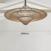 Wickham Reach Rattan Chandelier — gallery image 17
