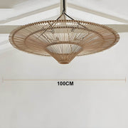 Wickham Reach Rattan Chandelier — gallery image 19
