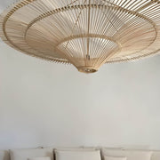 Wickham Reach Rattan Chandelier — gallery image 10