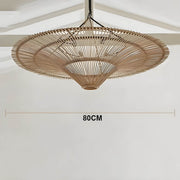 Wickham Reach Rattan Chandelier — gallery image 15