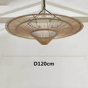 Wickham Reach Rattan Chandelier — gallery image 21